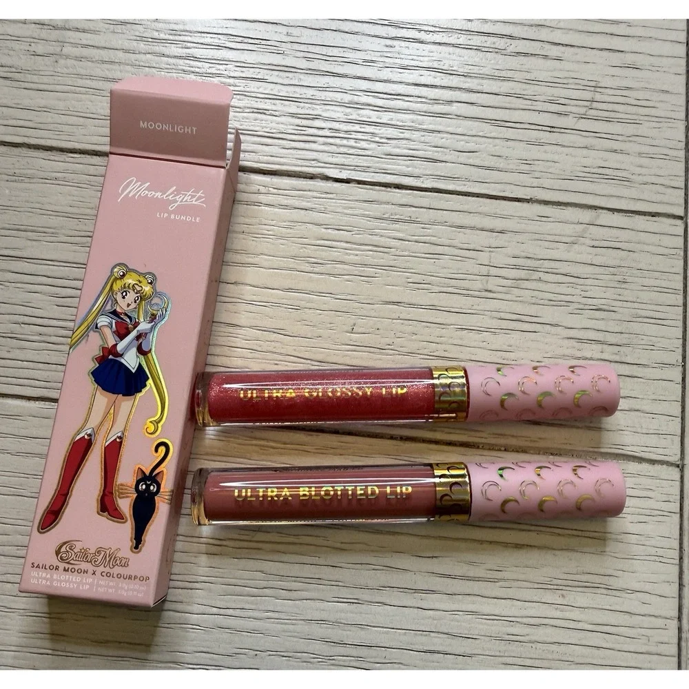 ColourPop x Sailor‎ Moon Moonlight Lip Bundle Ultra Blotted & Ultra Glossy (NIB)